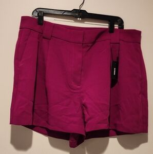 NWT Express High Rise Fuschia Shorts